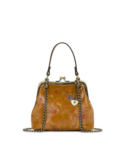 Patricia Nash Mini Laureana Chain Crossbody - Fleur de Jardin Embossed