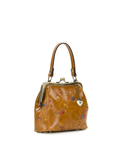 Patricia Nash Mini Laureana Chain Crossbody - Fleur de Jardin Embossed