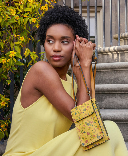 Patricia Nash Chiavella Phone Crossbody - Fleur de Jardin