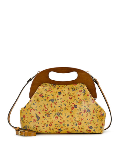 Patricia Nash Sandrine Wooden Frame Crossbody - Fleur de Jardin
