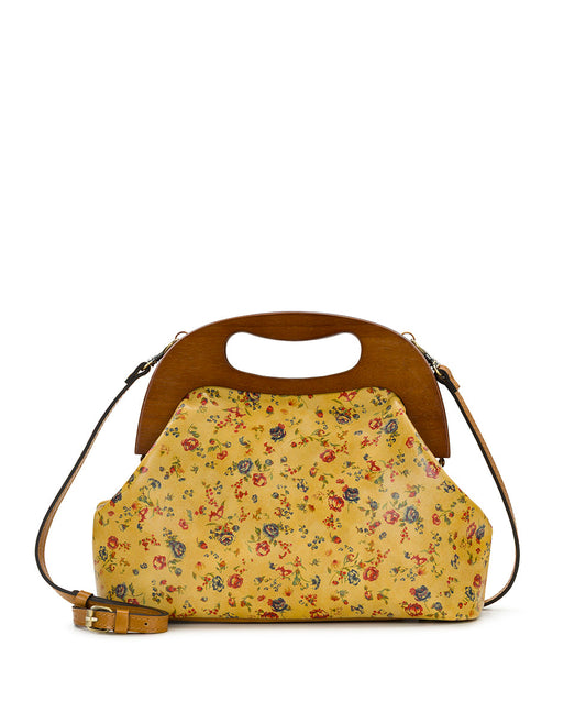 Patricia Nash Sandrine Wooden Frame Crossbody - Fleur de Jardin