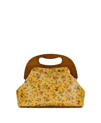 Patricia Nash Sandrine Wooden Frame Crossbody - Fleur de Jardin
