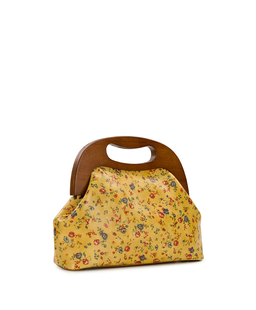 Patricia Nash Sandrine Wooden Frame Crossbody - Fleur de Jardin