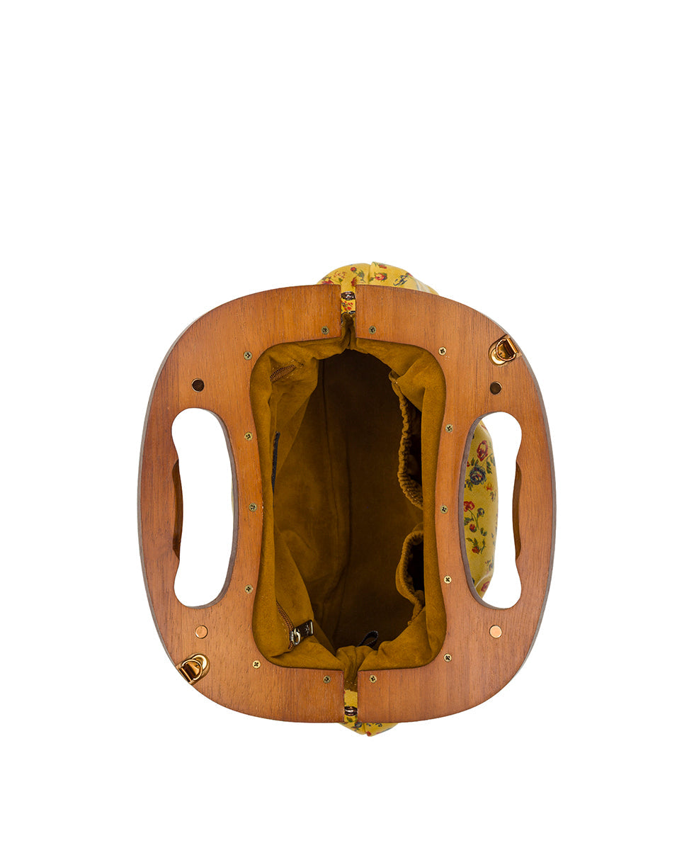 Patricia Nash Sandrine Wooden Frame Crossbody - Fleur de Jardin