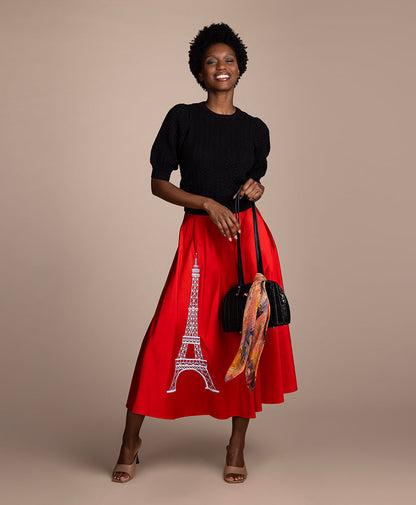 Patricia Nash Isere Wicker Satchel with Scarf - Spring Wicker