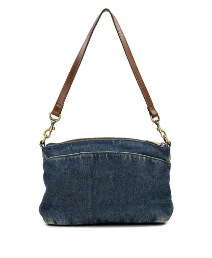 Patricia Nash Arlee Crossbody - Washed Woven Denim