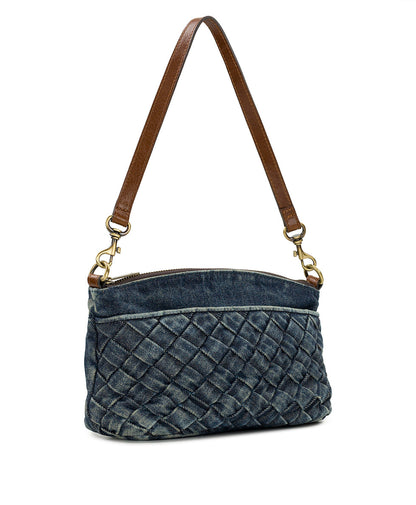 Patricia Nash Arlee Crossbody - Washed Woven Denim