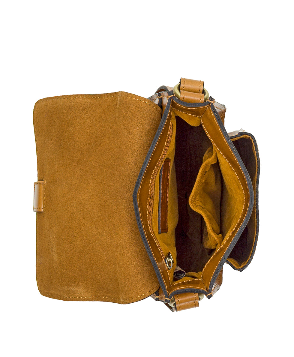 Patricia Nash Lari Crossbody - Vintage Glazed Leather