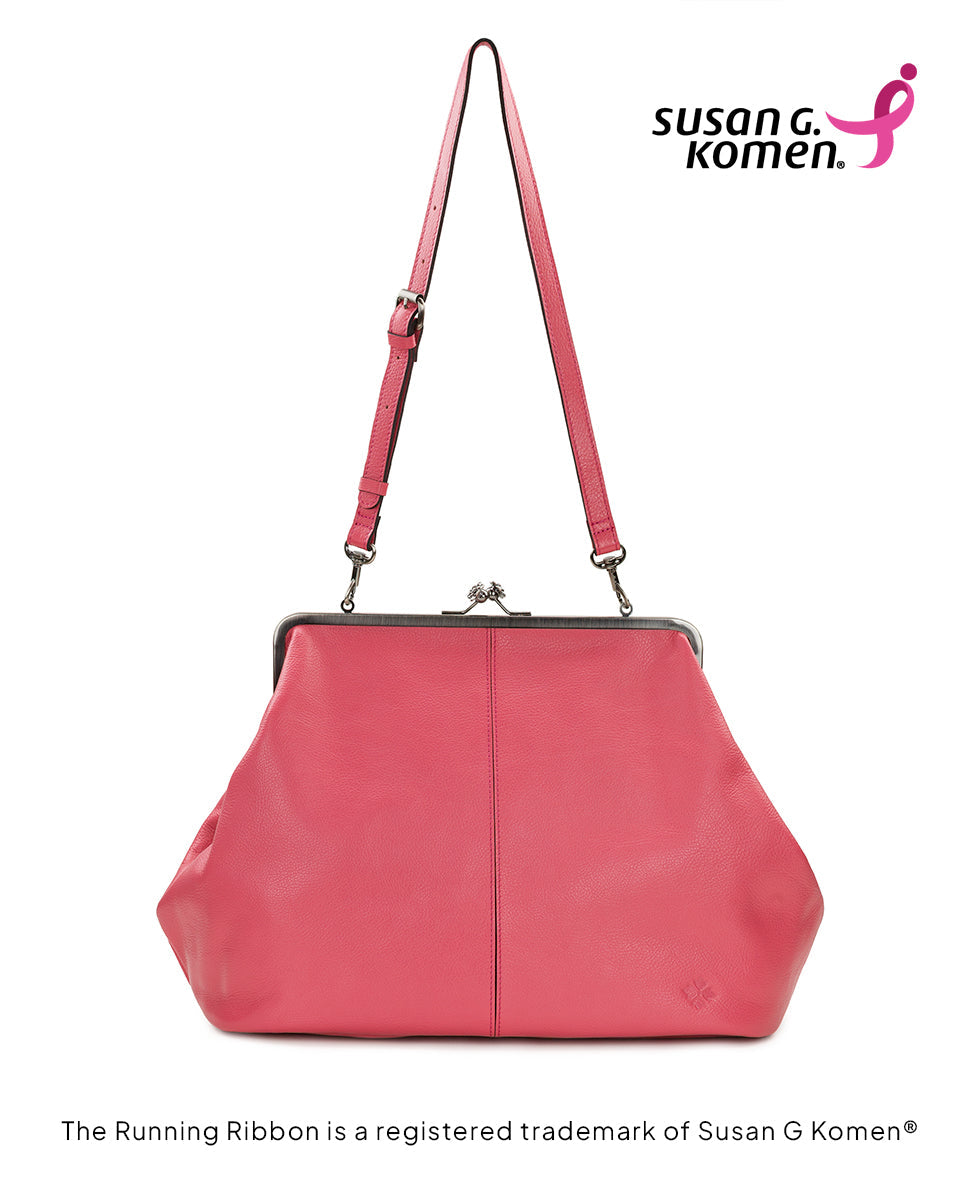 Patricia Nash Serafina Large Frame Bag - Rugged Natural Grain