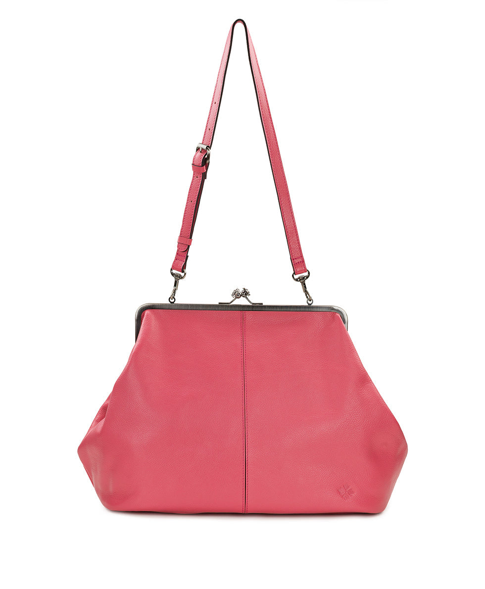 Patricia Nash Serafina Large Frame Bag - Rugged Natural Grain