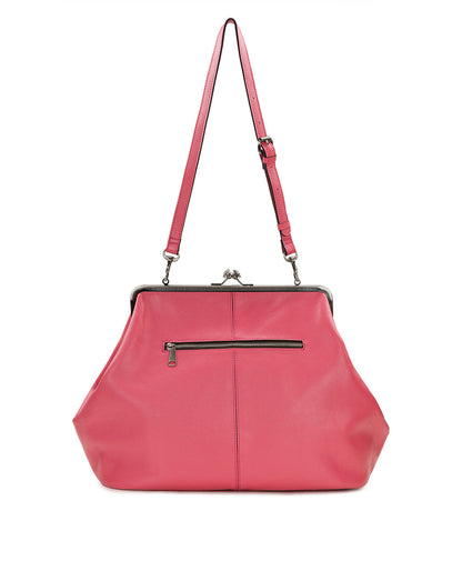 Patricia Nash Serafina Large Frame Bag - Rugged Natural Grain