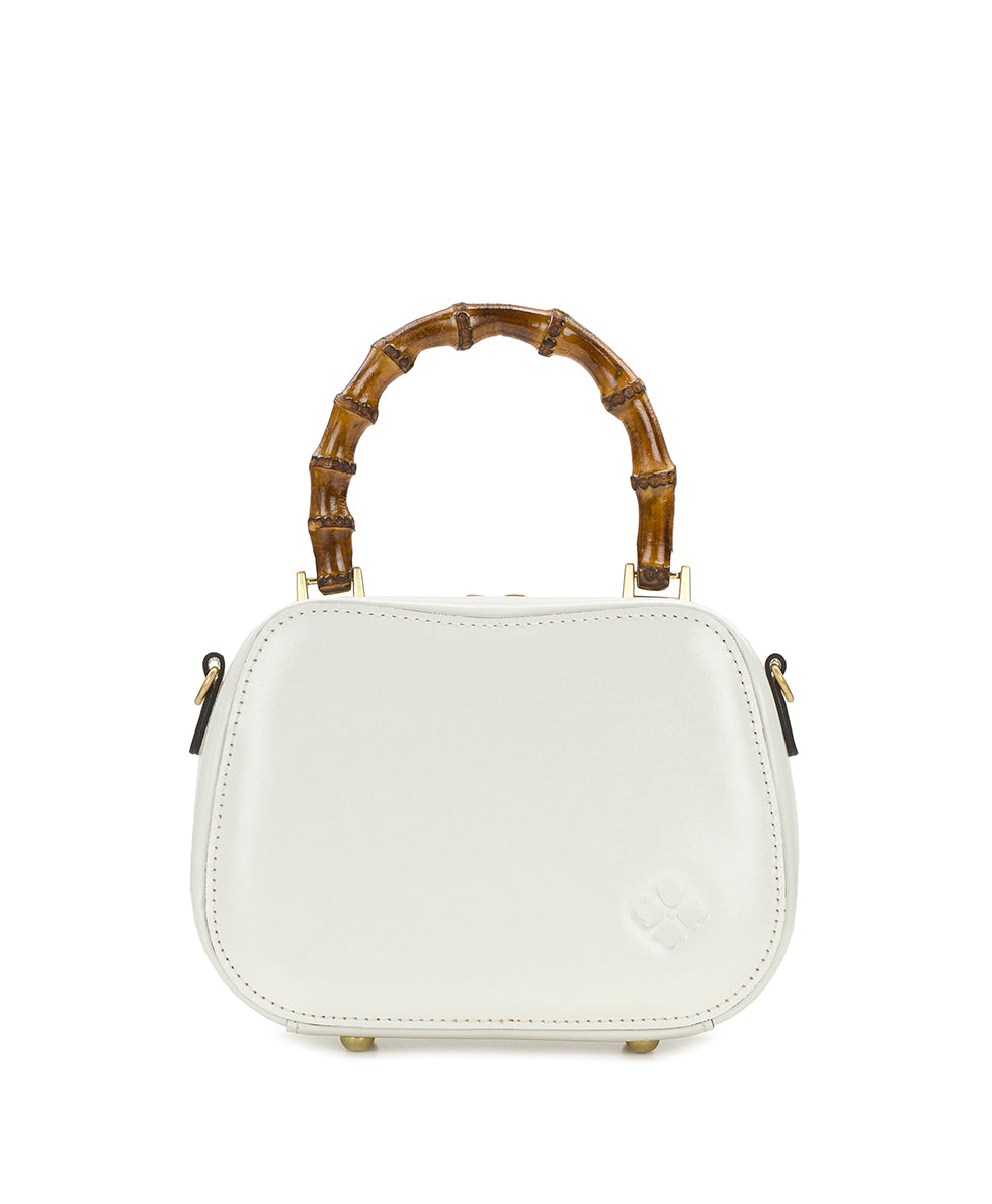 Patricia Nash Lara Top Handle Crossbody - Vintage Veg Tan Rose Tooled