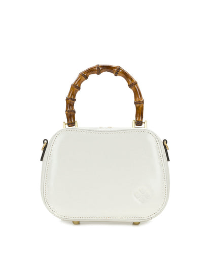 Patricia Nash Lara Top Handle Crossbody - Vintage Veg Tan Rose Tooled