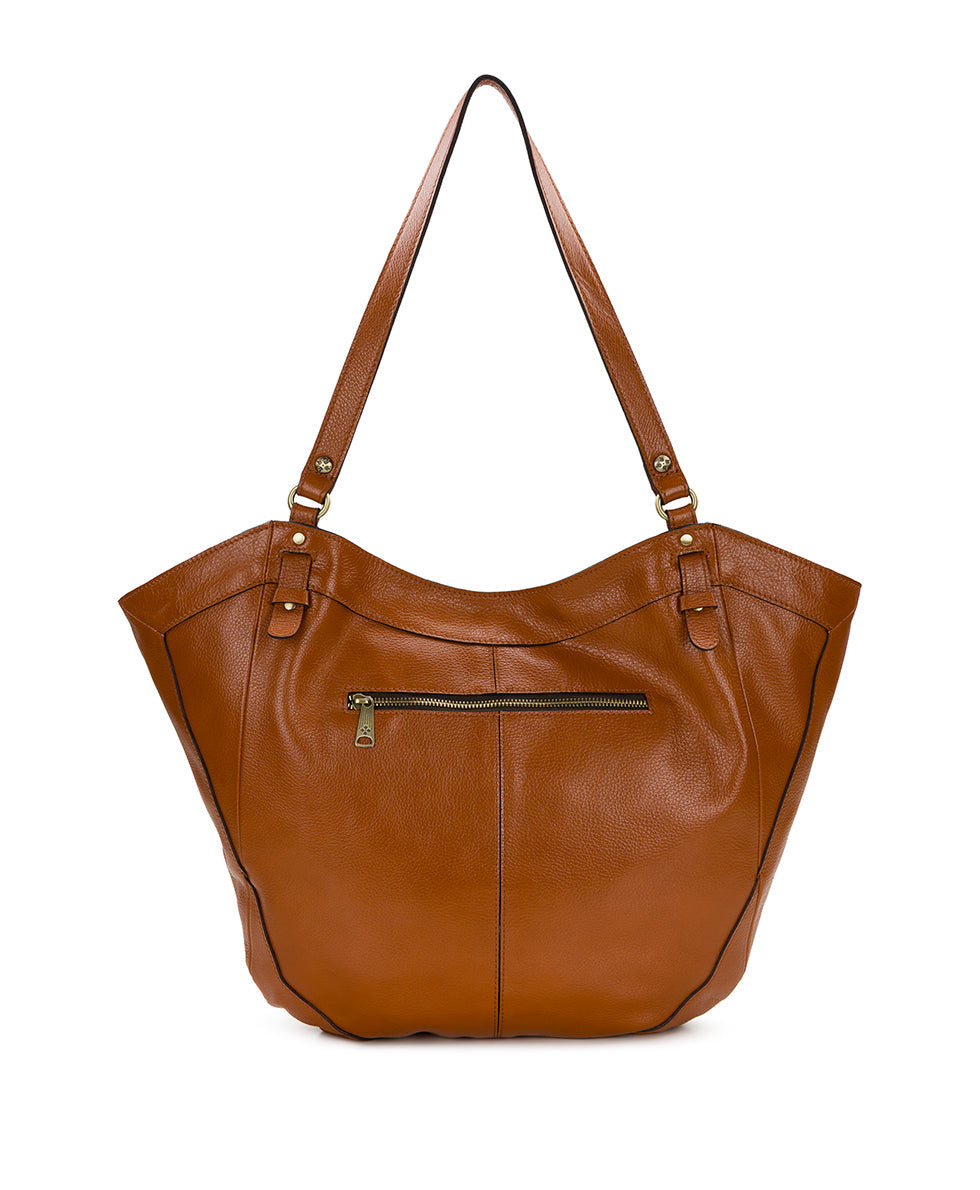 Patricia Nash Liliane Tote - Rugged Natural Grain Leather