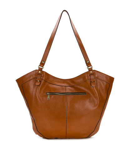 Patricia Nash Liliane Tote - Rugged Natural Grain Leather