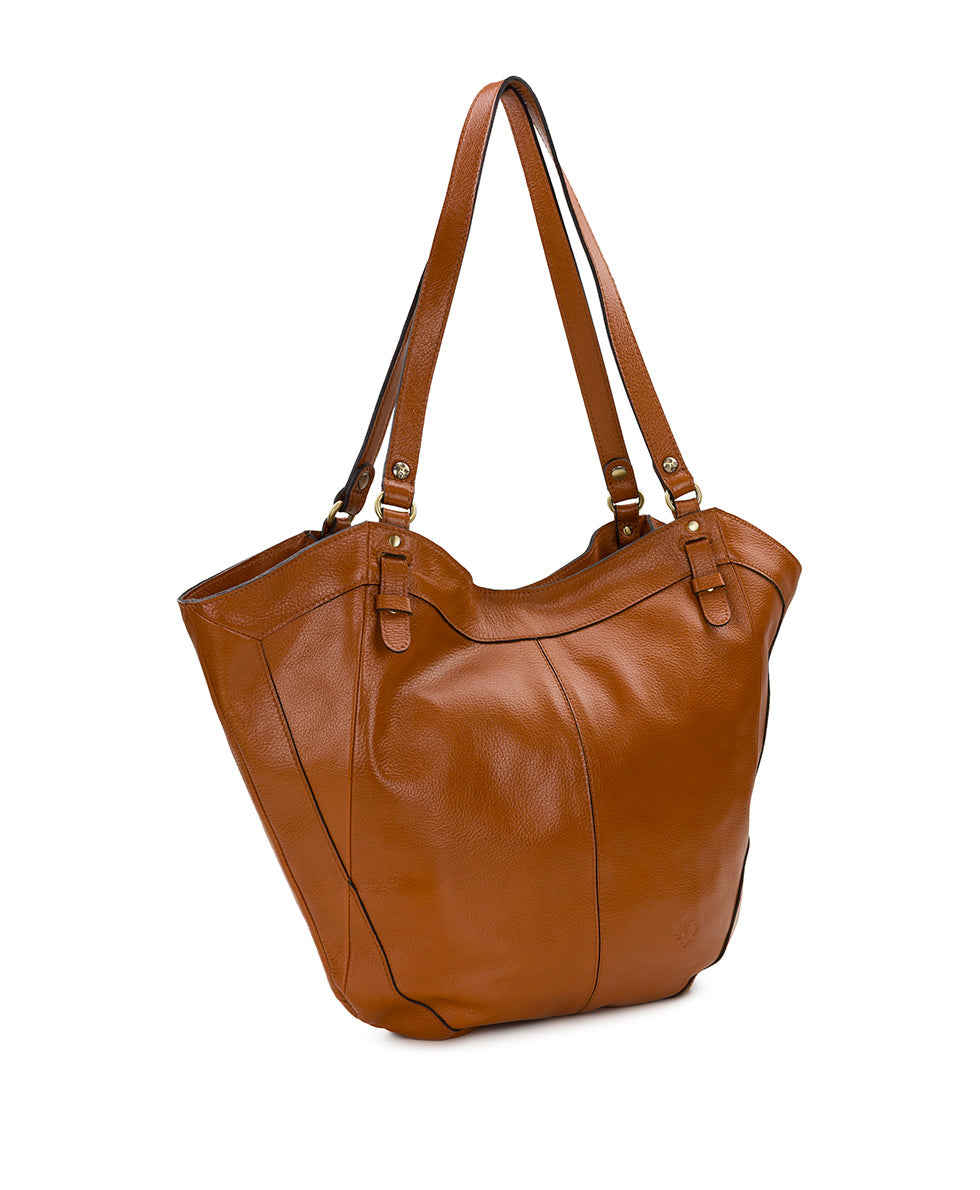 Patricia Nash Liliane Tote - Rugged Natural Grain Leather