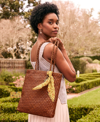 Patricia Nash Valence Tote - Hand Stained Woven