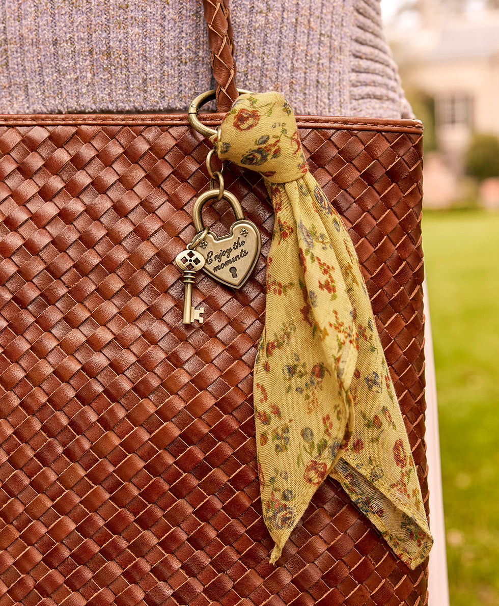 Patricia Nash Valence Tote - Hand Stained Woven