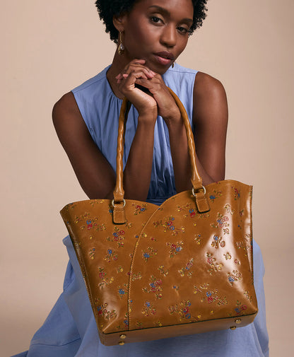Patricia Nash Marion Tote - Fleur de Jardin Embossed
