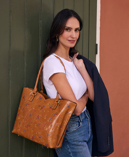 Patricia Nash Marion Tote - Fleur de Jardin Embossed