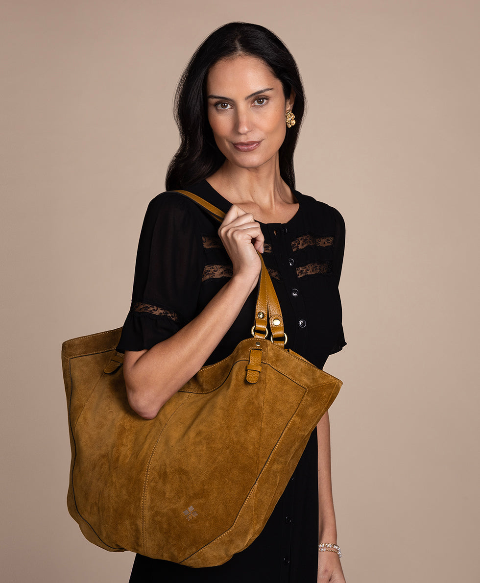 Patricia Nash Liliane Tote - Suede Leather
