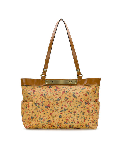 Patricia Nash Ria Tote - Patina Coated Linen Canvas - Postcards From Paris