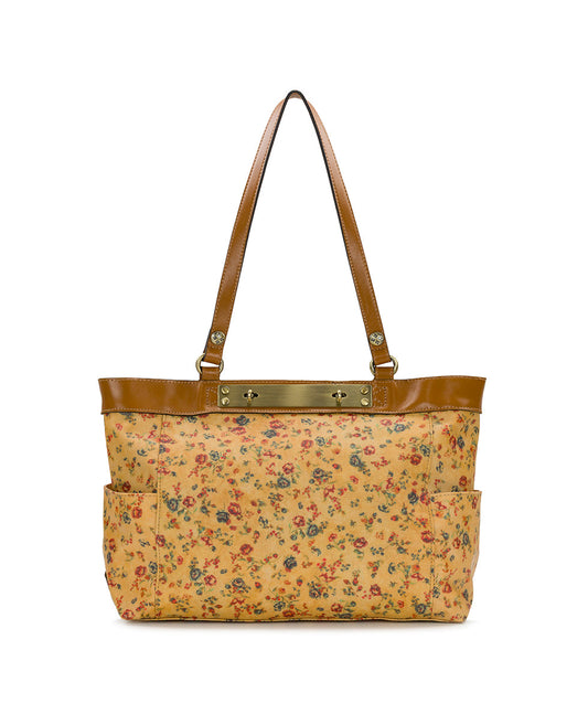 Patricia Nash Ria Tote - Patina Coated Linen Canvas - Postcards From Paris