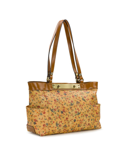 Patricia Nash Ria Tote - Patina Coated Linen Canvas - Postcards From Paris