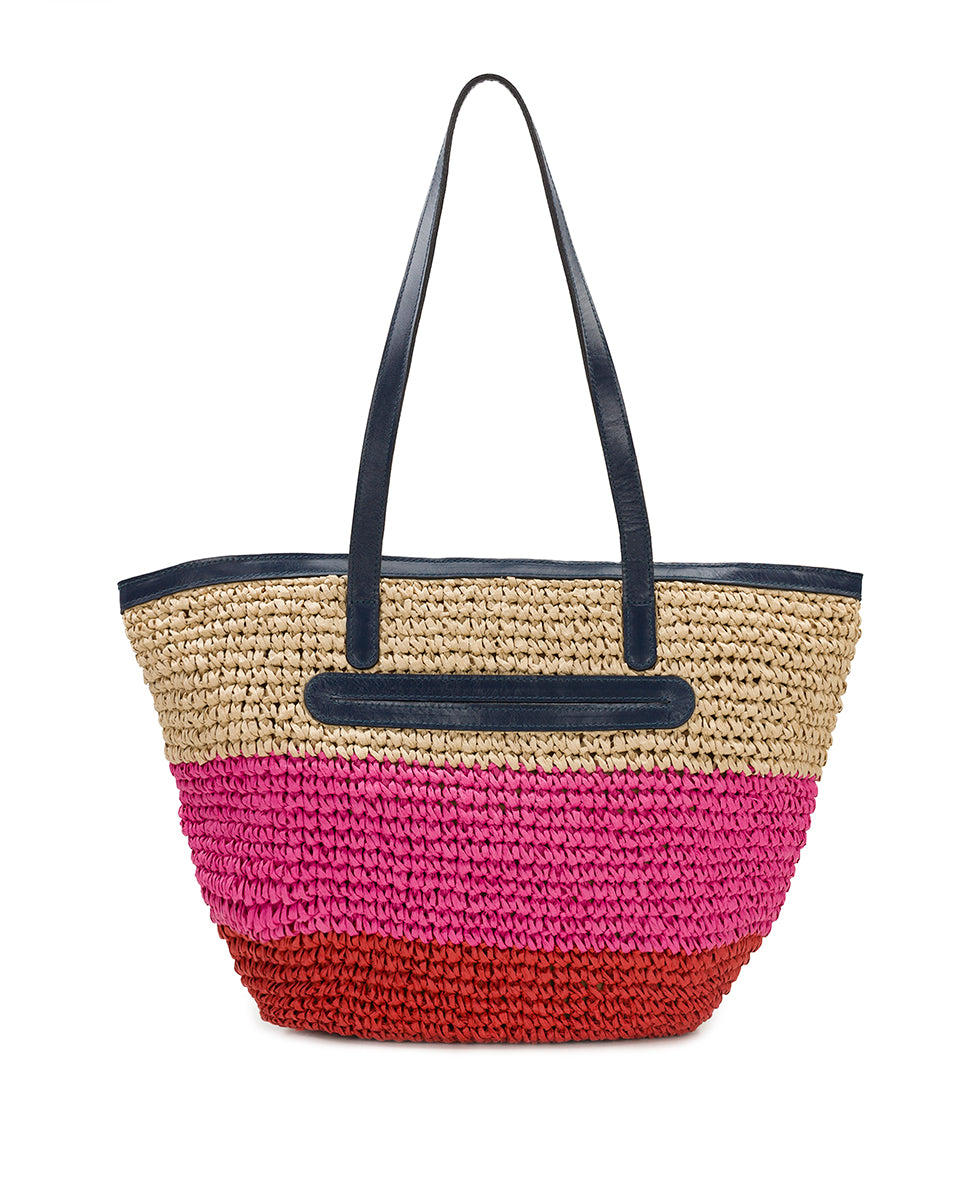 Patricia Nash Marconia Tote with Pom Pom Tassel - Specialty Woven