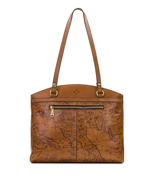 Patricia Nash Poppy Tote - Signature Map