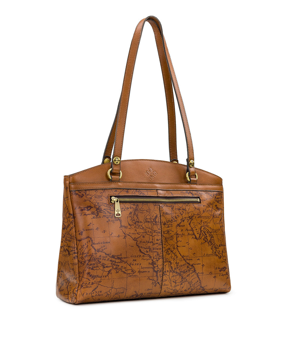 Patricia Nash Poppy Tote - Signature Map