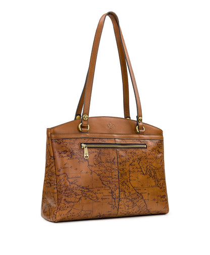 Patricia Nash Poppy Tote - Signature Map