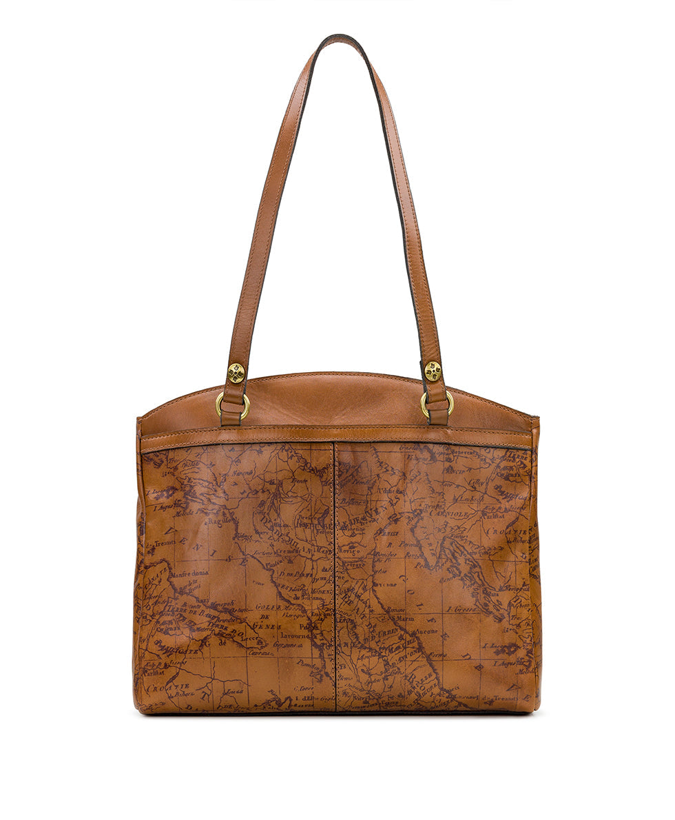 Patricia Nash Poppy Tote - Signature Map