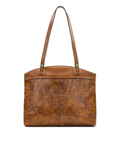 Patricia Nash Poppy Tote - Signature Map