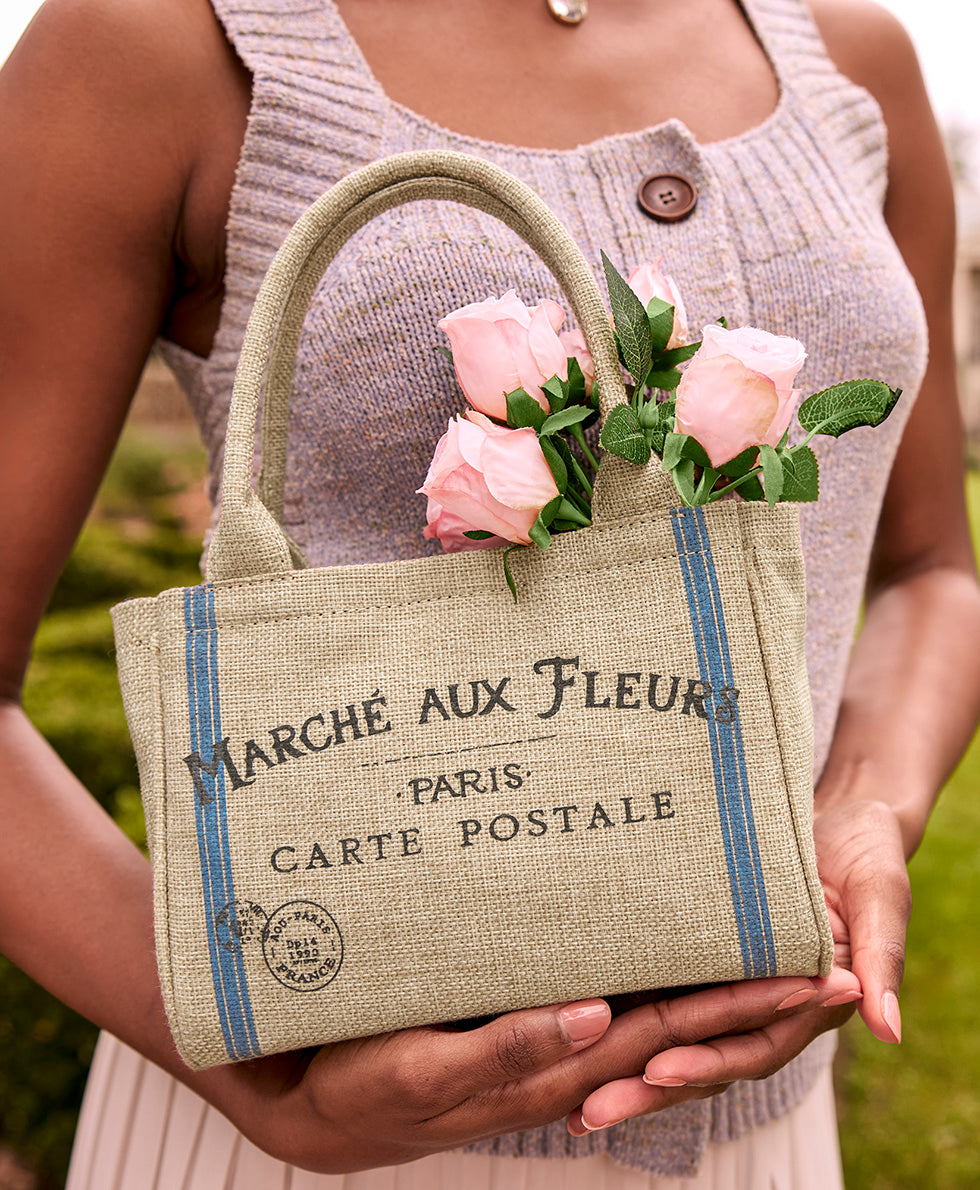 Patricia Nash Mini Parisian Market Tote Crossbody - Specialty Woven