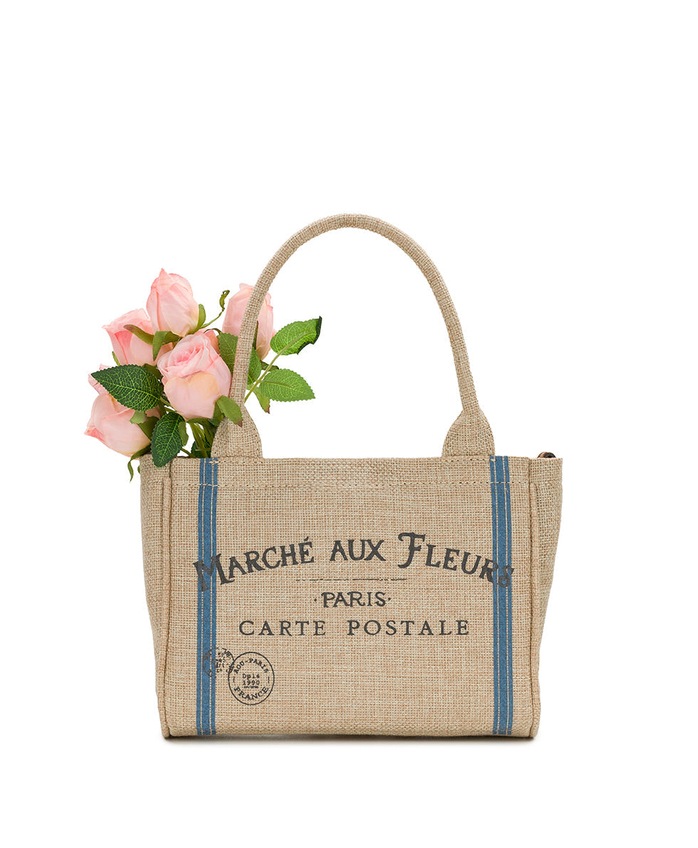 Patricia Nash Mini Parisian Market Tote Crossbody - Specialty Woven