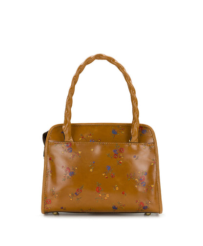 Patricia Nash Paris Satchel - Fleur de Jardin Embossed
