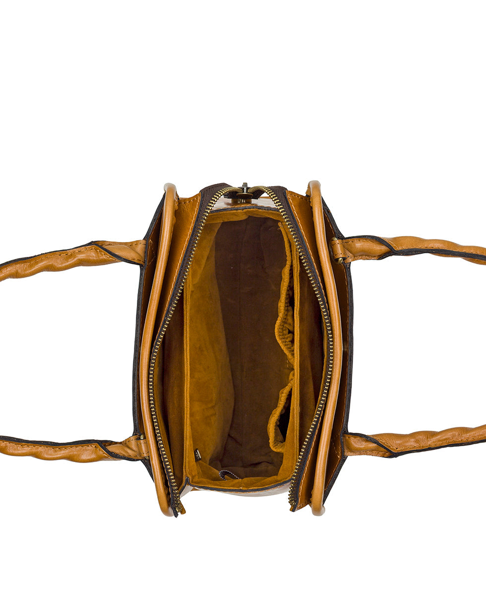 Patricia Nash Paris Satchel - Fleur de Jardin Embossed