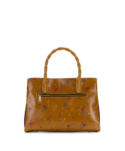 Patricia Nash Genovese Satchel - Fleur de Jardin Embossed