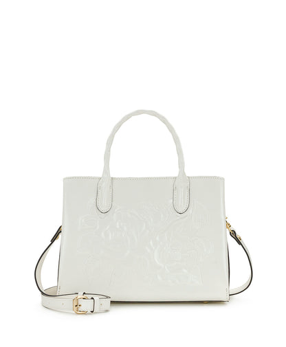 Patricia Nash Genovese Satchel - Vintage Veg Tan Rose Tooled
