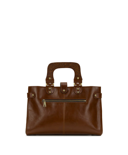 Patricia Nash Sancia Satchel - Vintage Distressed