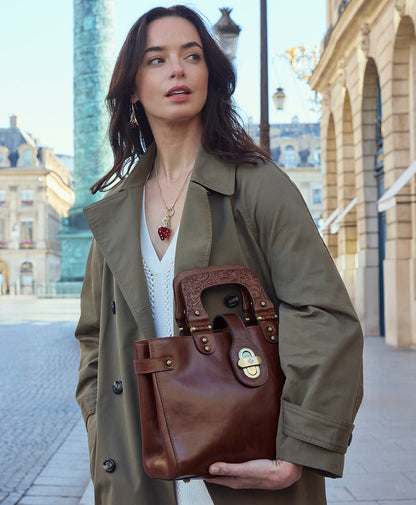 Patricia Nash Sancia Satchel - Vintage Distressed