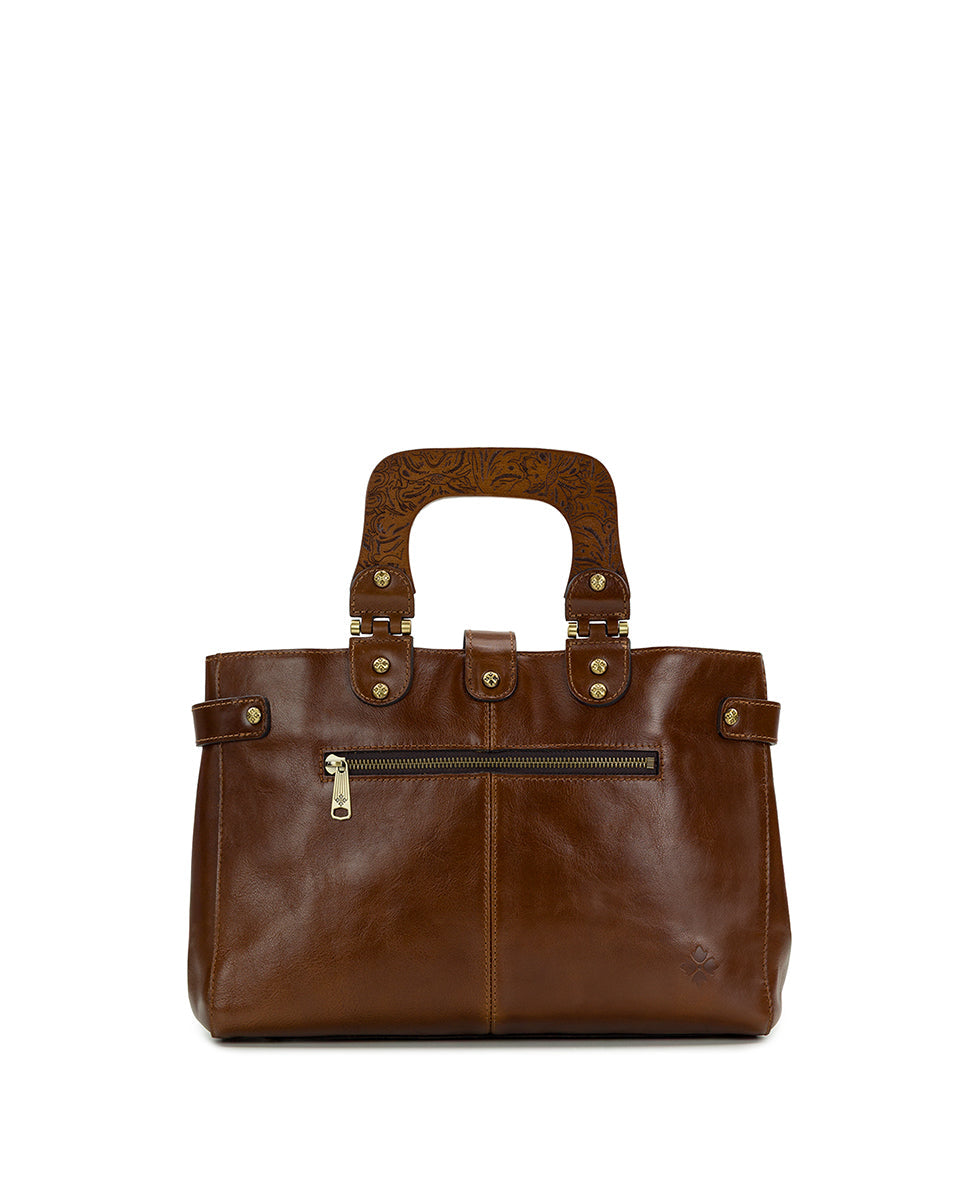 Patricia Nash Sancia Woven Satchel - Vintage Distressed Woven