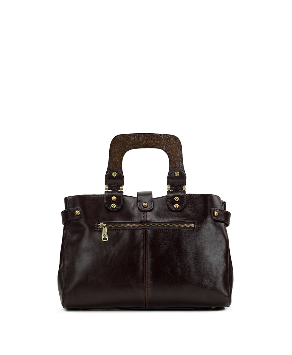 Patricia Nash Sancia Woven Satchel - Vintage Distressed Woven