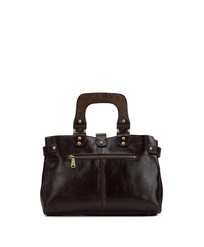 Patricia Nash Sancia Woven Satchel - Vintage Distressed Woven
