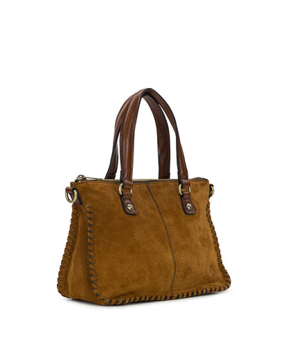 Patricia Nash Brenna Satchel Crossbody - Suede