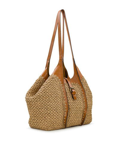 Patricia Nash Santorini Woven Satchel | Patricia Nash Leather Bag