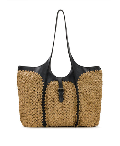 Patricia Nash Santorini Woven Satchel | Patricia Nash Leather Bag