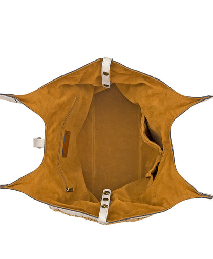Patricia Nash Santorini Woven Satchel | Patricia Nash Leather Bag