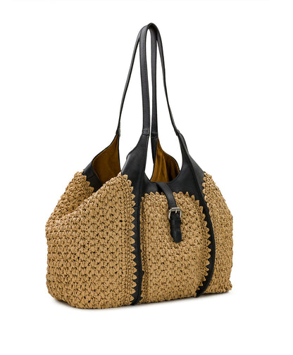 Patricia Nash Santorini Woven Satchel | Patricia Nash Leather Bag